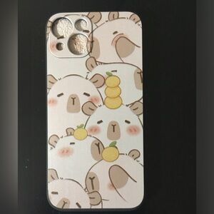 Cute cartoon Capybara iPhone 13 and iPhone 14 regular size Case